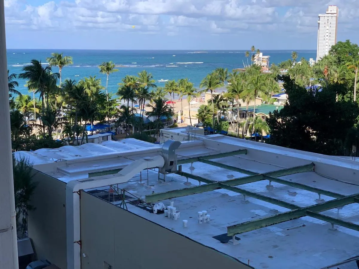 Beach Front At Coral Beach Condos San Juan Puerto Rico